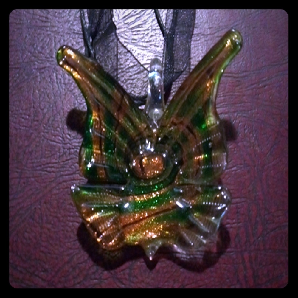 Beautiful Hand boown glass choker